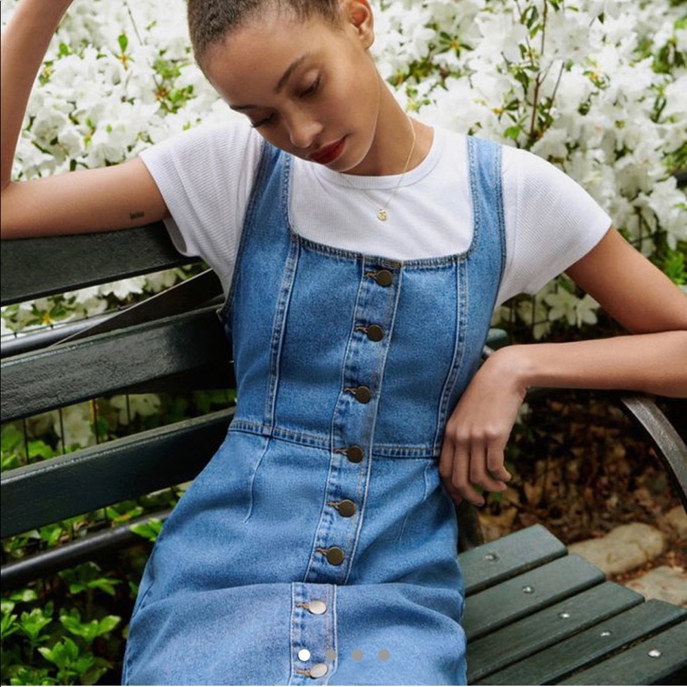 urban outfitters denim dress